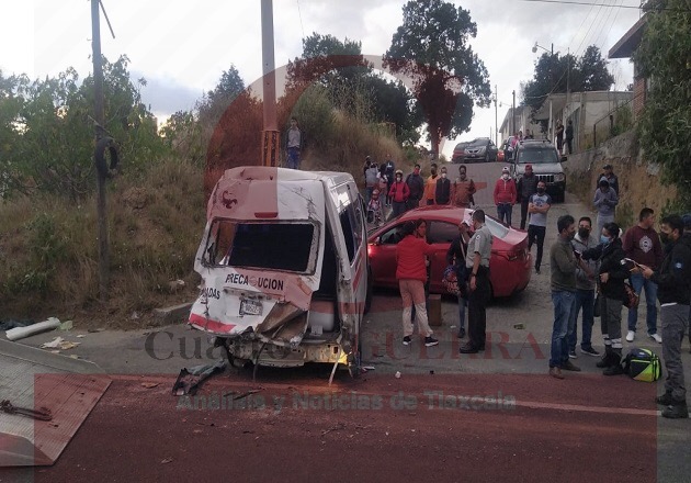 Deja Varios Lesionados Aparatoso Choque En Yauhquemehcan Cuarto De