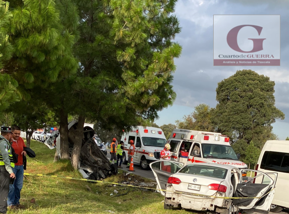 Fallece un hombre y cinco personas más resultan lesionadas en choque