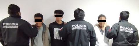 Aprehende PGJE En Acuitlapilco Tlaxcala A Tres Masculinos Por