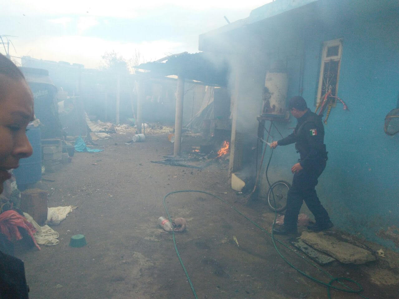 Se incendia cocina de vivienda en Muñoztla