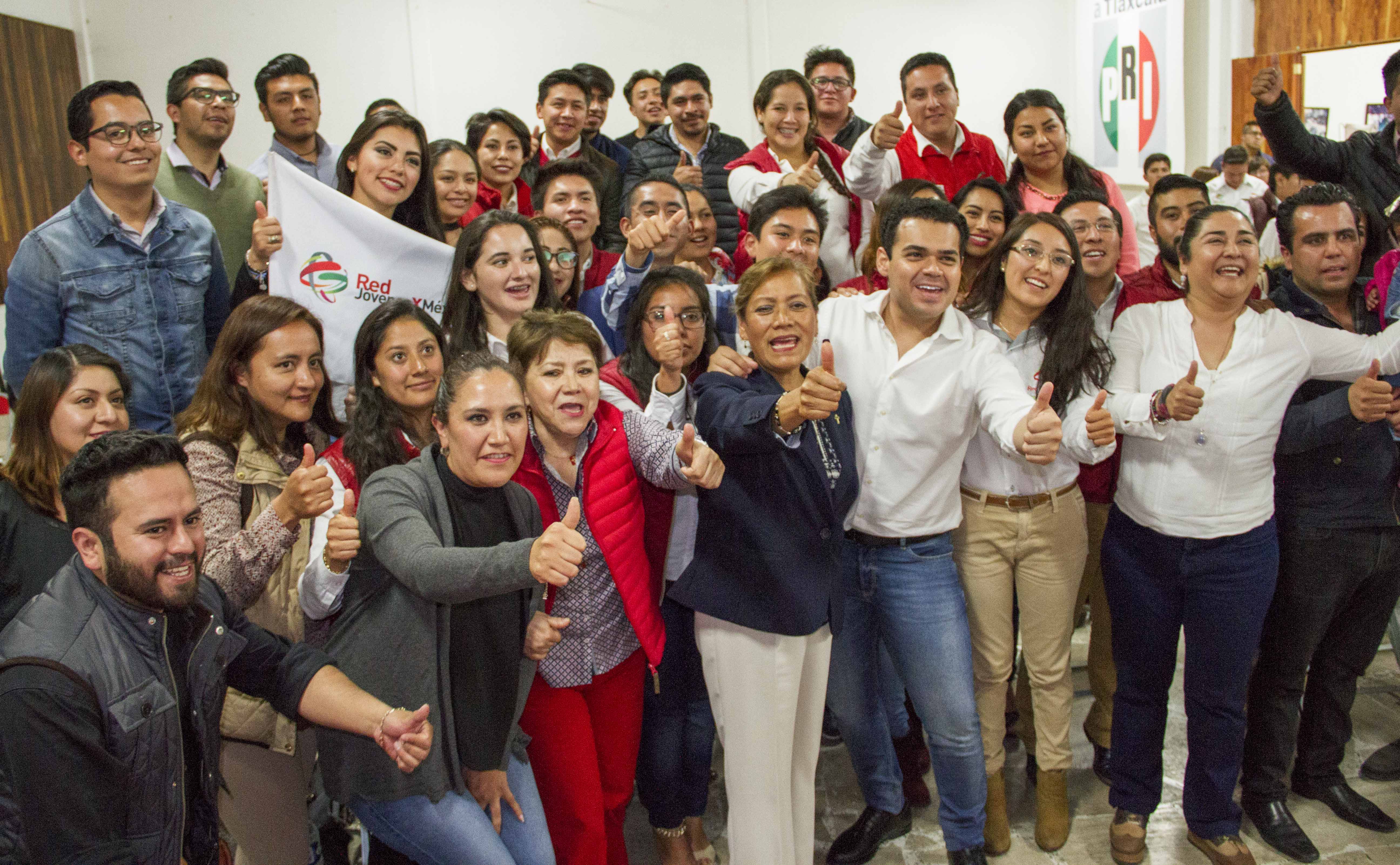 Visita dirigente nacional de los jóvenes al PRI de Tlaxcala