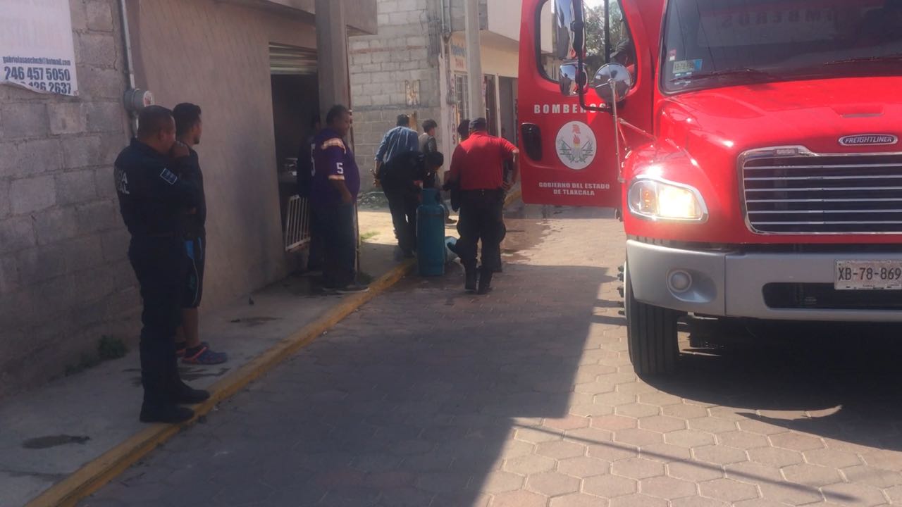 Se reporta fuga de gas en tortillería de Tlacomulco