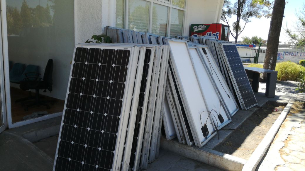 Reubicarán paneles solares en Apizaco