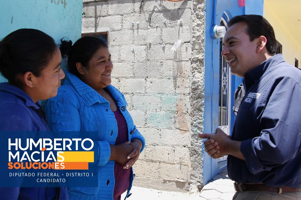 Recorre Humberto Macías colonia Xicohténcatl en Huamantla