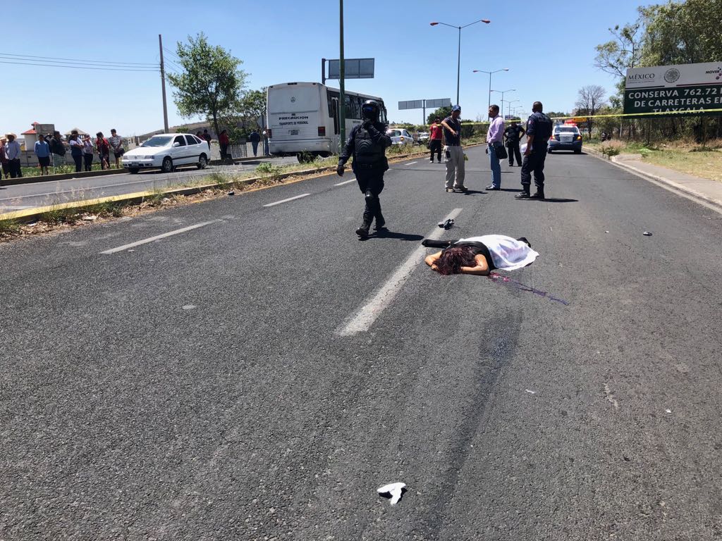 Una muerta y dos heridos en la Tlaxcala-Zacatelco