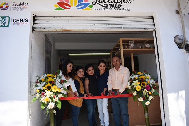 Gobierno de Zacatelco inaugura la cooperativa comunitaria “Zacatelco Mío”