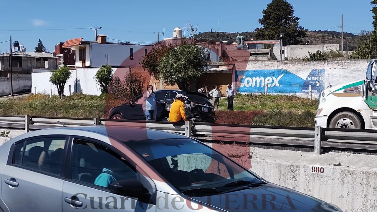 Deja una mujer lesionada percance sobre la Tlaxcala-Apizaco - Cuarto de  Guerra Tlaxcala