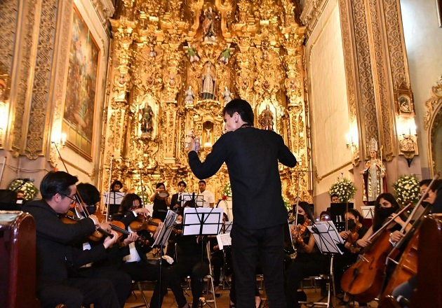 Emociona la Orquesta Filarmónica Tlaxcallan a los huamantlecos