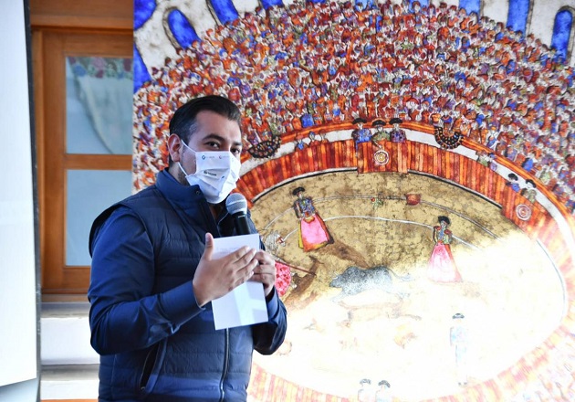 Inaugura Santos Cedillo la exposición ‘Prohibición = Extinción’ en el Museo Taurino
