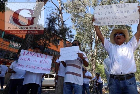 Marchan ciudadanos y transportistas para exigir seguridad ante ataques armados, en Chilpancingo