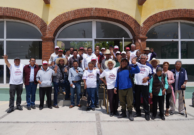Ejidatarios de San Luis respaldan a Carlos Pimentel