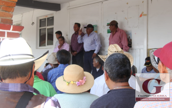 En asamblea, plantean vecinos de Acuitlapilco construcción de un nuevo panteón en la comunidad