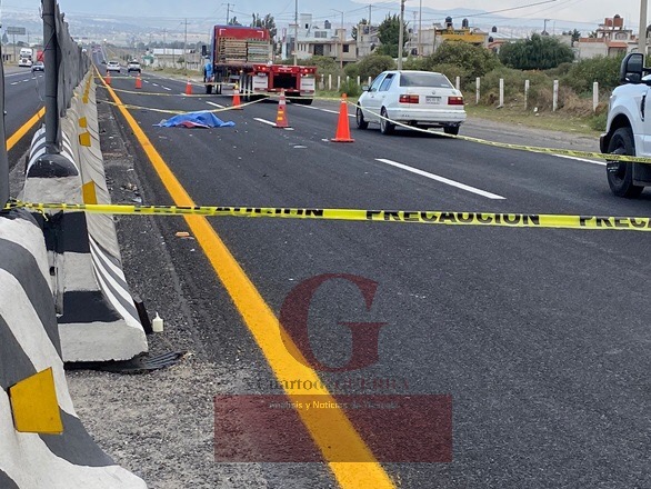 Muere un hombre al ser atropellado por un vehículo en Huamantla