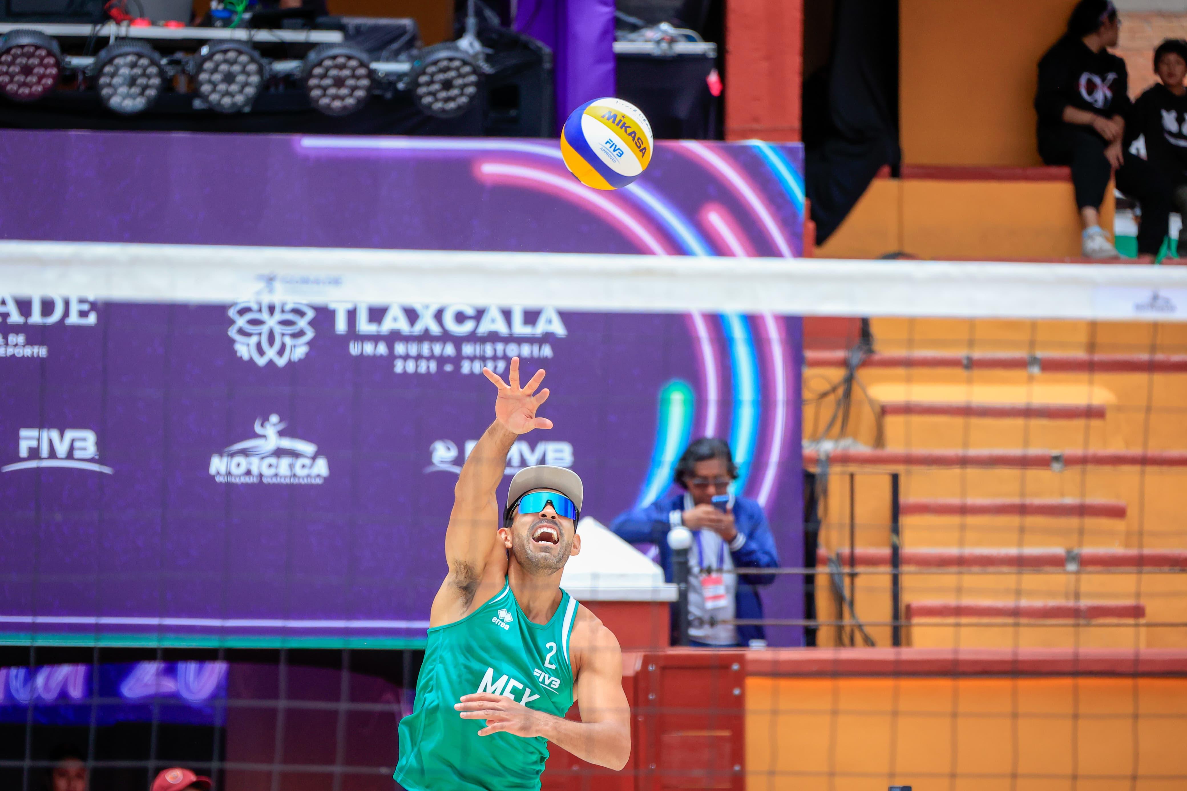 Triunfo de mexicanos prende la fiesta del Voleibol de Playa 2024 en Tlaxcala