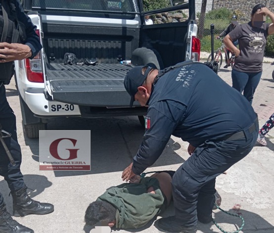 Hombre se salva de linchamiento en Calpulalpan