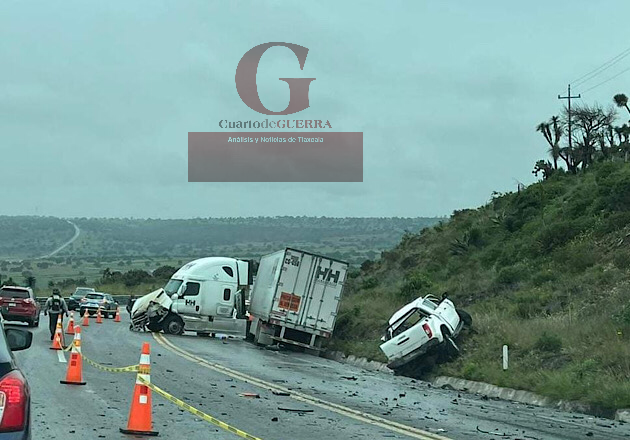 Trágica colisión en carretera Amozoc-Perote deja un muerto, en El Carmen Tequexquitla