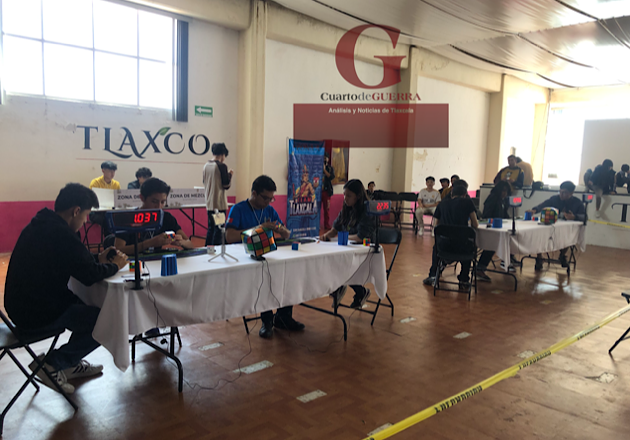 Toda la emoción del speedcubing se vive en el torneo Huitzitzilli Tlaxcala 2024