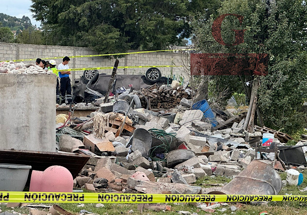 Tragedia en Xaloztoc: Mueren tres personas tras explosión de polvorín ilegal