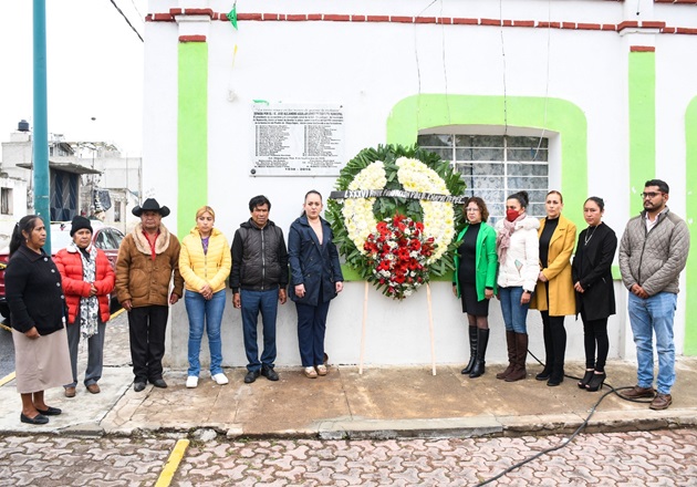 Celebra Ayuntamiento de Huamantla el 86 aniversario de la fundación del Pueblo de Chapultepec