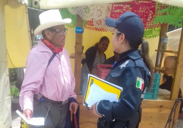 Realiza Policía de Huamantla más de 2 mil acciones de proximidad social en dos semanas