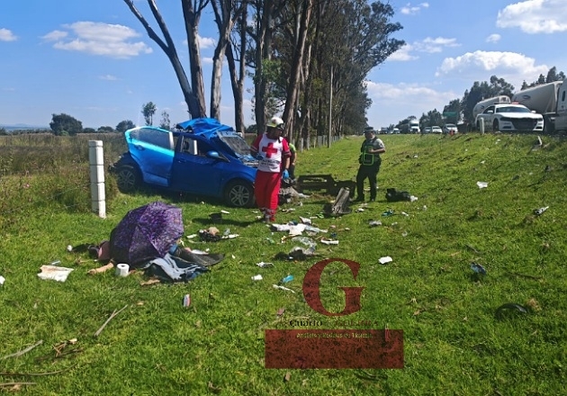 Trágico accidente de tránsito en la México-Veracruz deja a una mujer sin vida