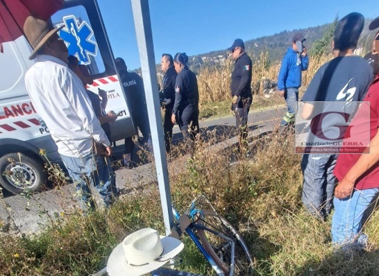 Hombre de la tercera edad muere en hospital tras ser atropellado en Panotla