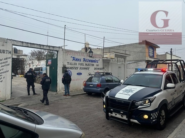 Dejan sin herramientas para trabajar a un taller mecánico en Huamantla, tras ingresar a robar