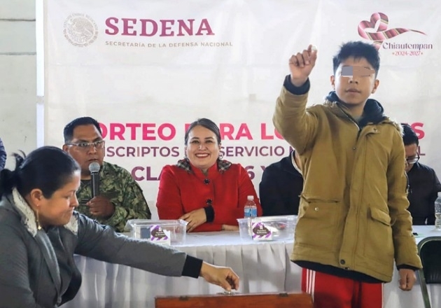 Realiza el Ayuntamiento de Chiautempan sorteo para el Servicio Militar Nacional