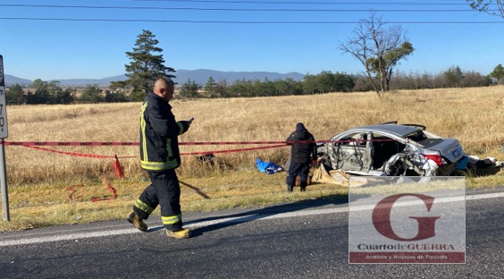 Trágico accidente en Calpulalpan deja una menor muerta y tres lesionados