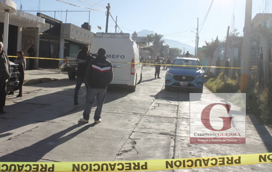 Hombre es asesinado a balazos en su casa ubicada en Chiautempan