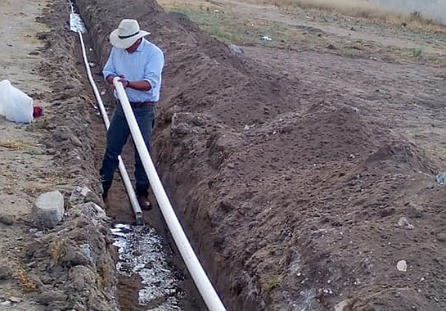 Realiza Capamh ampliación de red de agua potable en el barrio de Santa Anita