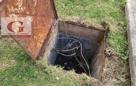 Par de ladrones deja sin luz a secundaria en Panotla por robo de cable