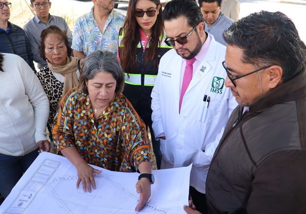 Blanca Águila anuncia avances para la construcción de un hospital en Zacatelco; IMSS da visto bueno