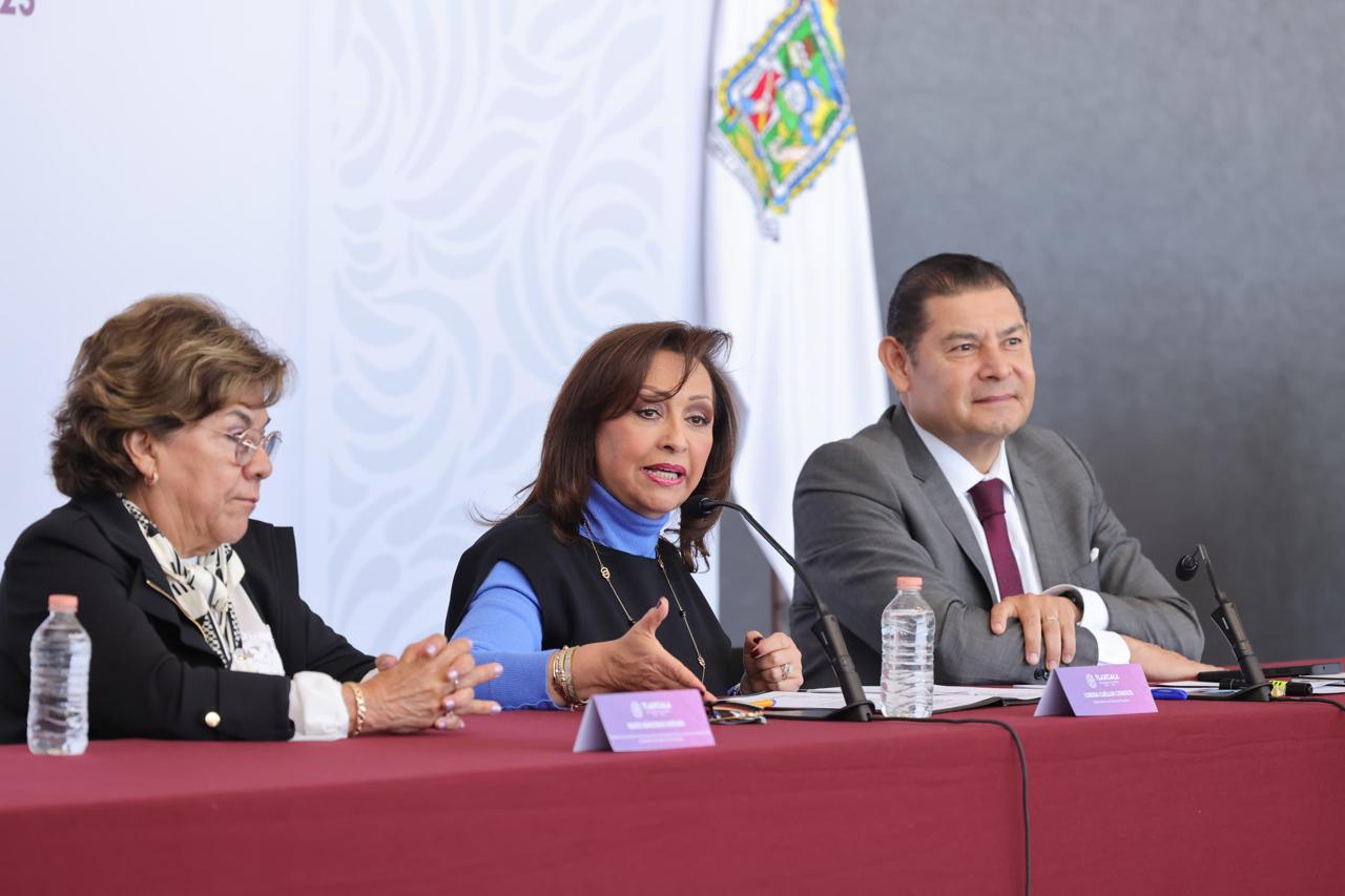 Gobernadores de Tlaxcala y Puebla acuerdan coordinación para atender seguridad en zona limítrofe