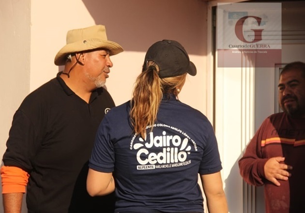 Jairo Cedillo sigue firme y fuerte en su campaña para ser el próximo delegado de la colonia Adolfo López Mateos, en Tlaxcala