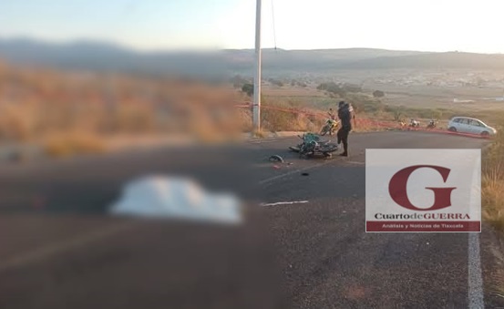 Motociclista fallece tras ser atropellado en Atltzayanca