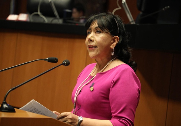 En el Senado exige Anabell Ávalos justicia y garantías para las mujeres