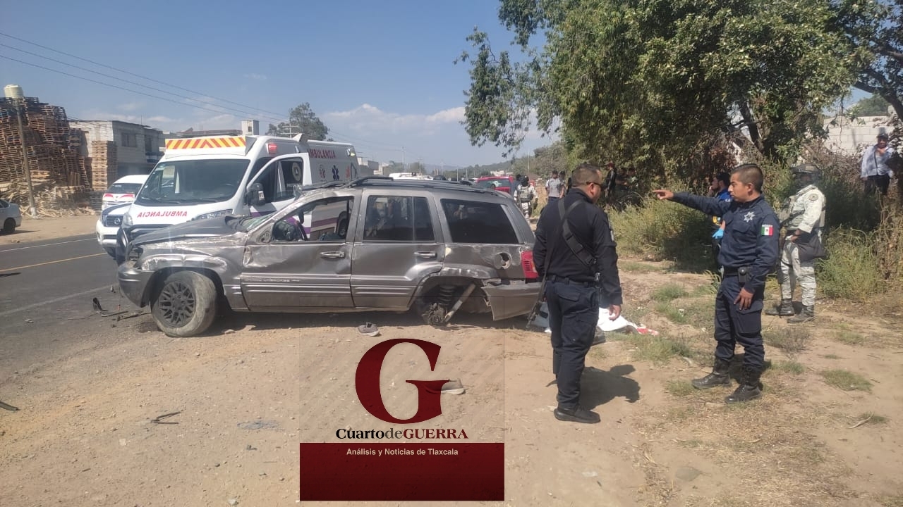 Accidente vial en carretera Tlaxco-Apizaco deja un policía municipal de Xaltocan sin vida