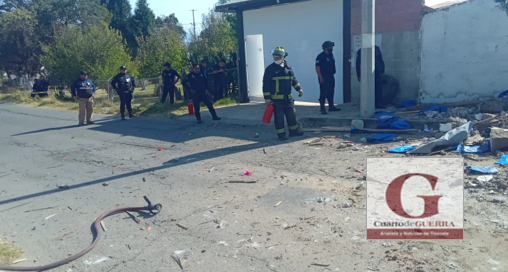 Tragedia en Tetla de la Solidaridad: Supuesta explosión de tanque de gas deja un muerto y una mujer con crisis nerviosa