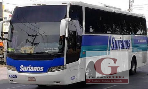 Asaltan autobús en Ixtenco; pasajeros despojados de sus pertenencias