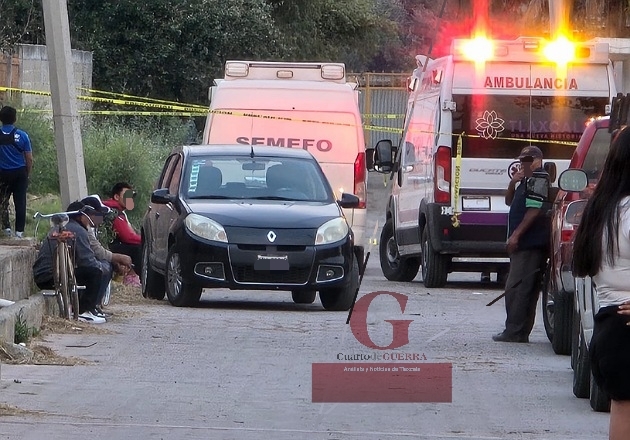 Posible ajuste de cuentas: Hombre es asesinado a balazos en su auto en Santa Apolonia Teacalco