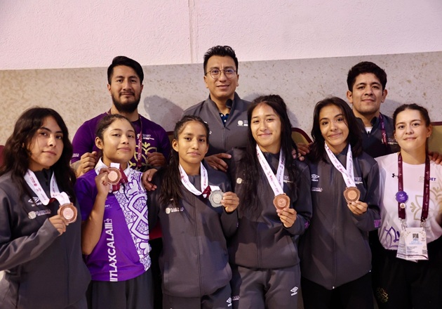Tlaxcala suma tres medallas más en luchas asociadas