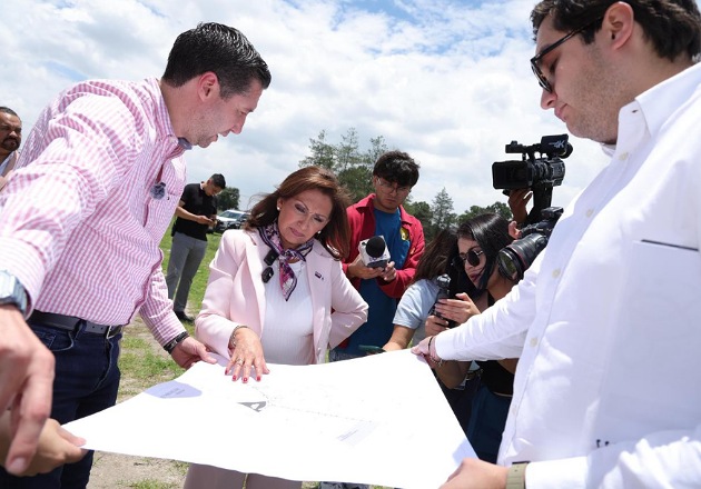 Recorre gobernadora zona de ampliación del CIX II: Polo de Desarrollo Económico para el Bienestar