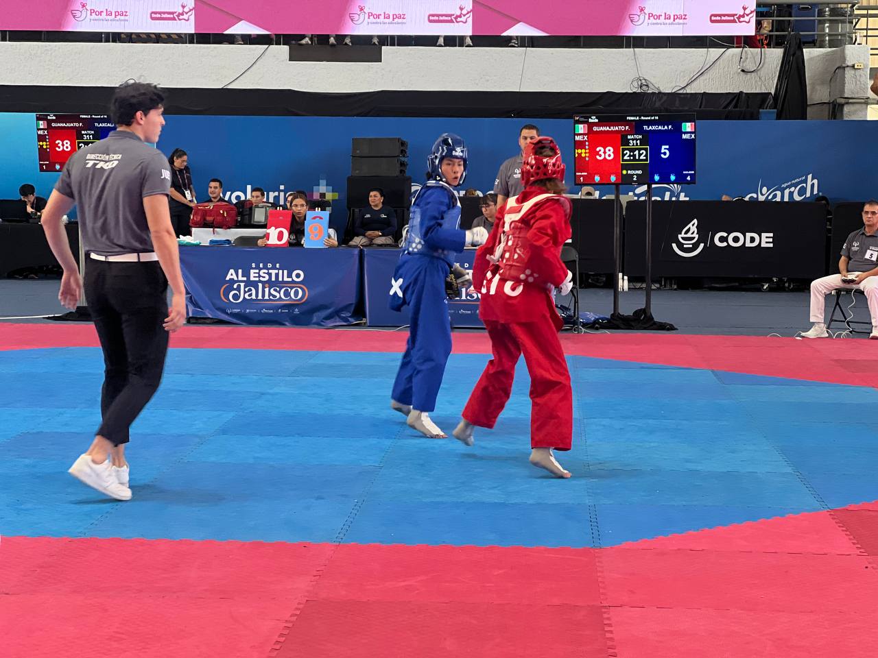 Tlaxcala cierra participación en taekwondo en la Olimpiada Nacional con cuatro medallas