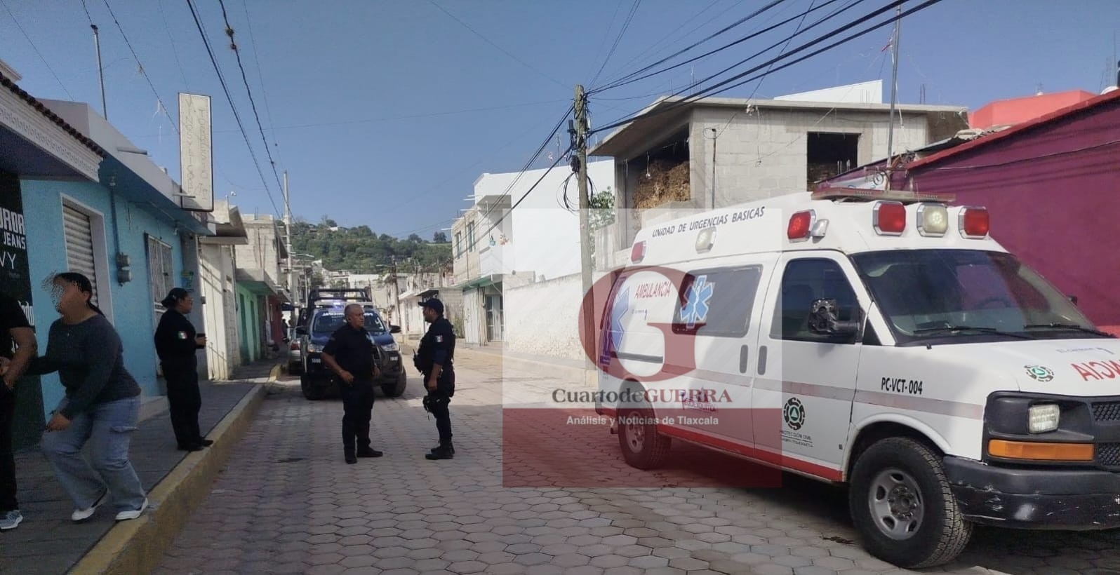 Violento ataque en Tequexquitla deja un menor muerto y una mujer herida; presunto ajuste de cuentas