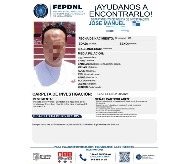 En San Pablo del Monte, ubican sin vida a docente de la UTT desaparecido
