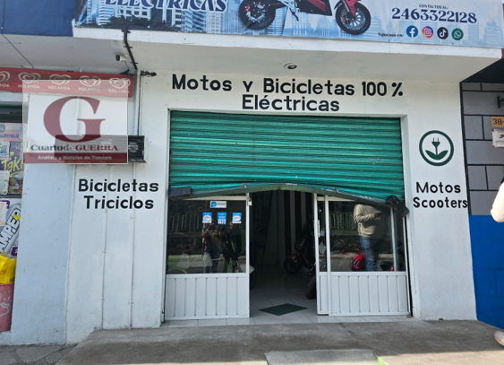 Roban en negocio de motos y patines eléctricos en Tizatlán,  Tlaxcala