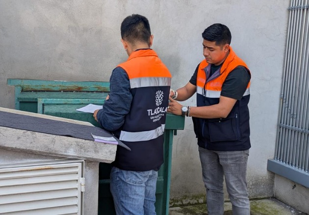 Coeprist clora 120 mil litros de agua y supervisa 40 comercios tras lluvias en Tlaxcala y Chiautempan