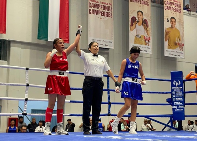 Regina Galindo y José Manuel Meza aseguran dos preseas más en box de la Olimpiada Nacional