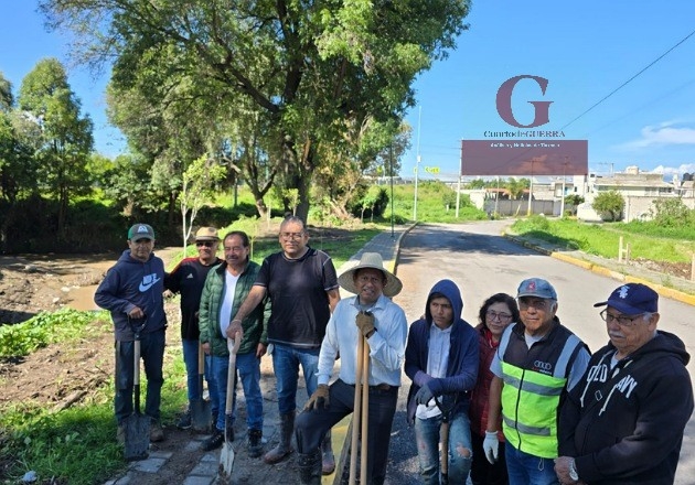Vecinos de Totolac reforestan Ribereña del Riachuelo con 40 árboles